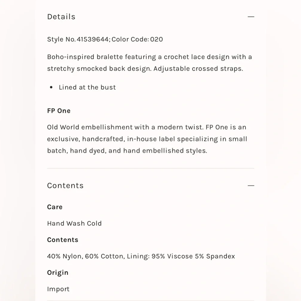 Free People Bundle of 2 Adella Bralettes - Picture 11 of 11